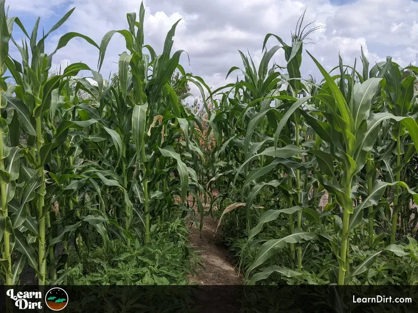 corn and amaranth desert gardening tucson july